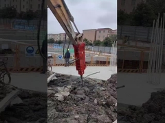 YTB100 Top Type / Triangle Hydraulic Breaker 100 Chisel ชุด 10-16 ตัน