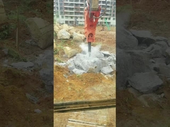 YTB140 ประเภทสูงสุด / สามเหลี่ยม ไฮดรอลิก Breaker 140 Chisel ชุด 19-26 ตัน