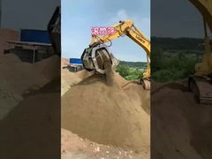 excavator rotary screen bucket rotating screening bucket sieve bucket ในขายร้อน