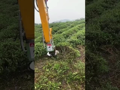 อุปกรณ์เสริมเครื่องขุด ไฮดรอลิกตัดไม้เผา