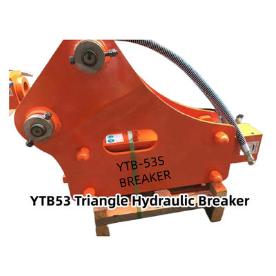 เครื่องขุดสามเหลี่ยม เครื่องหักไฮดรอลิก YTB53 53 ชุดชิล 2.5 - 4.5 ตัน