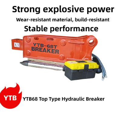 YTB68 แบบสูงสุด ไฮดรอลิกบราคเกอร์ มือถือ 68 ชุดเชียล 4-8 ตัน Excavator