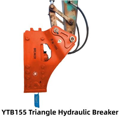 การทําเหมืองแร่ สามเหลี่ยม ไฮดรอลิก Breaker Hammer 155 Chisel Suit 28-35 ตัน Excavator