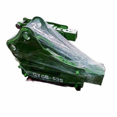 เครื่องจักรก่อสร้างหิน ไฮดรอลิกเบรกเกอร์สามเหลี่ยม ประเภท QYGB53 53 Chisel